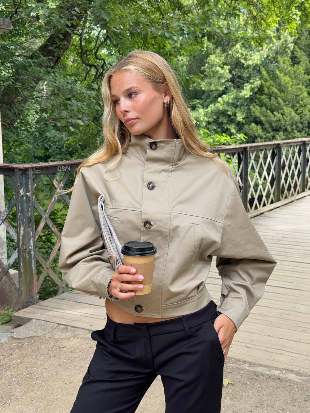 Atlas bomber jacket - Beige
