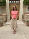 Gemma midi skirt - Beige