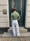 Lineana jeans with lace detail - White