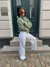 Lineana jeans with lace detail - White
