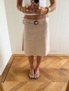 Scandivv skirt with belt - Beige