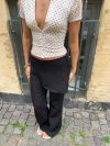Kira pants with wrap detail – Black