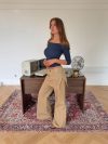 Suna jeans with skirt - Beige