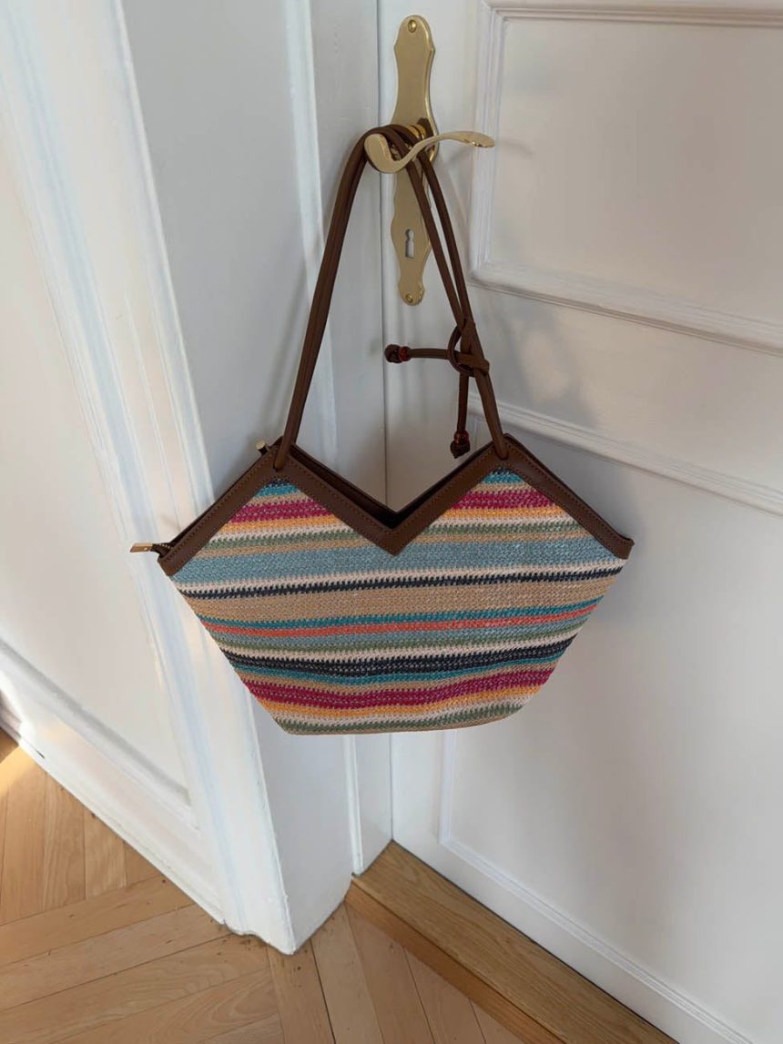 Lima woven shoulder bag - Multicolored