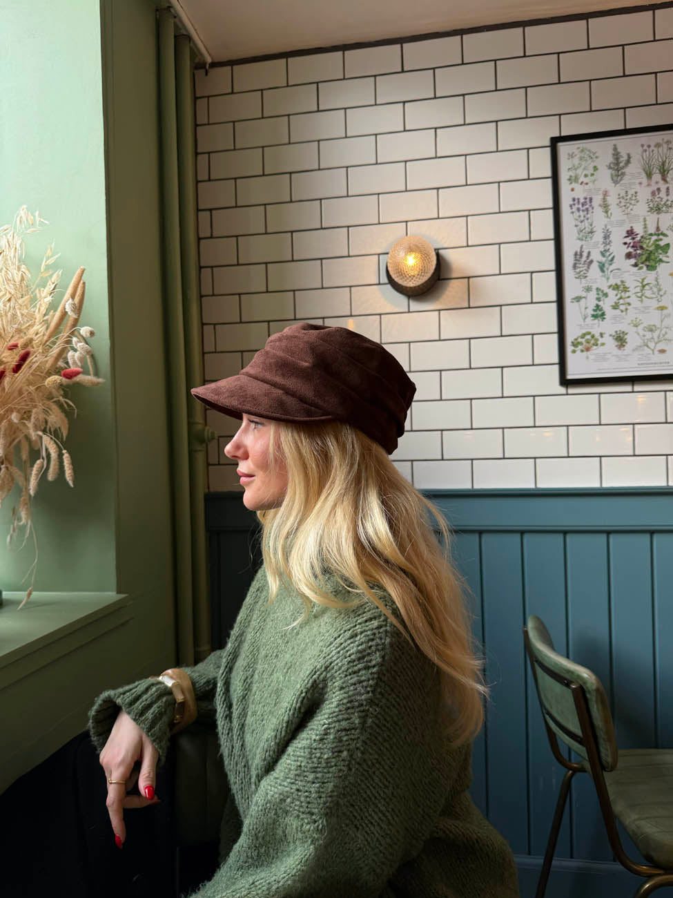 Gudrun cap - Brown