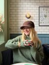 Gudrun cap - Brown