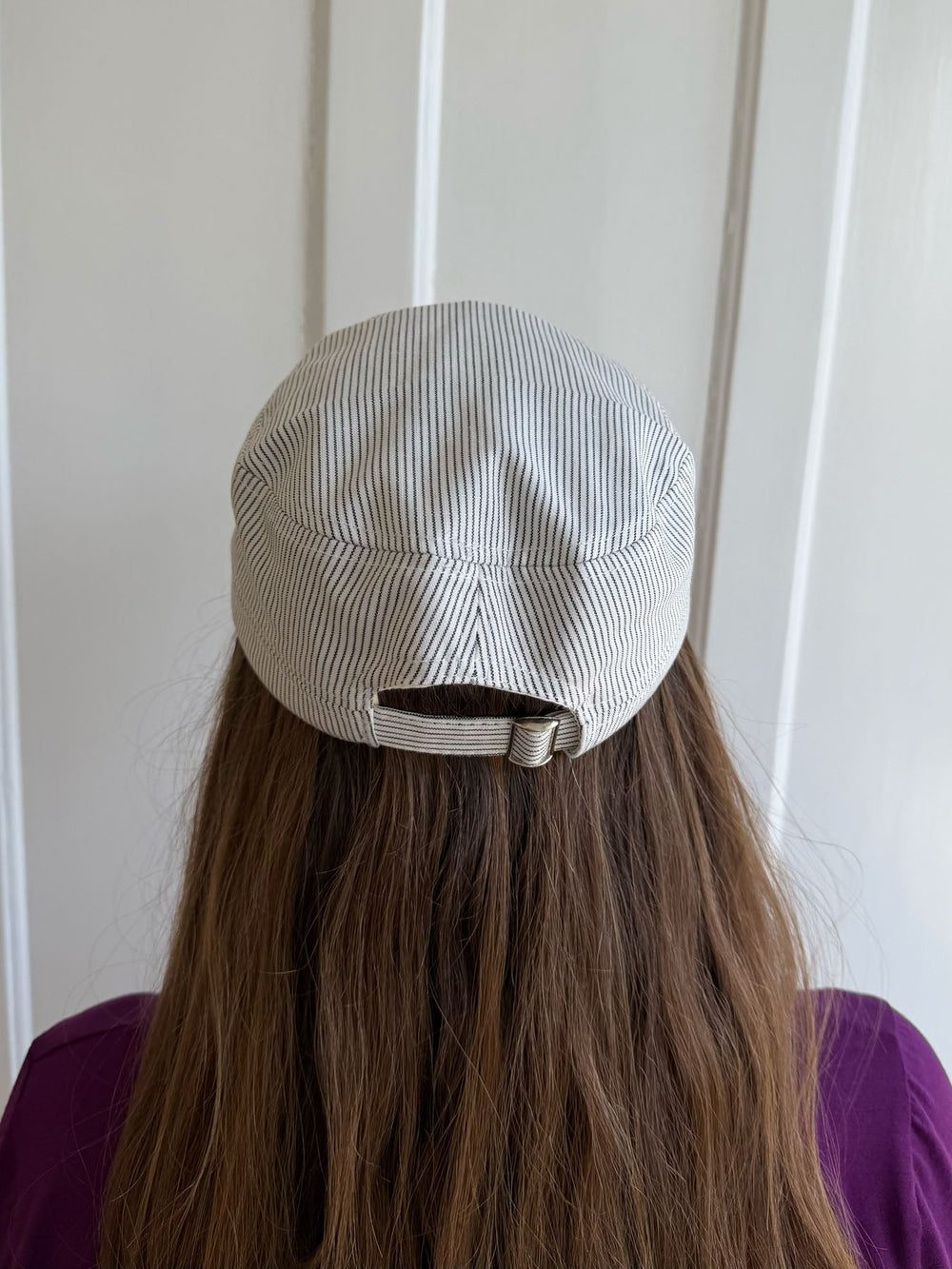 Tony cap with stripes - Grey/white