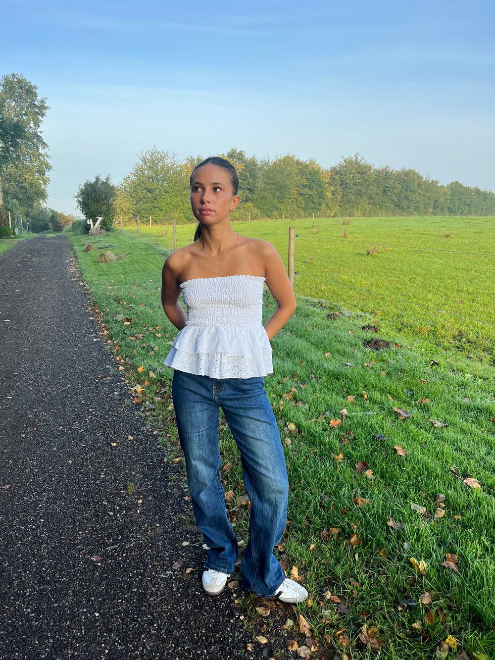 Edelina flare jeans - Blue