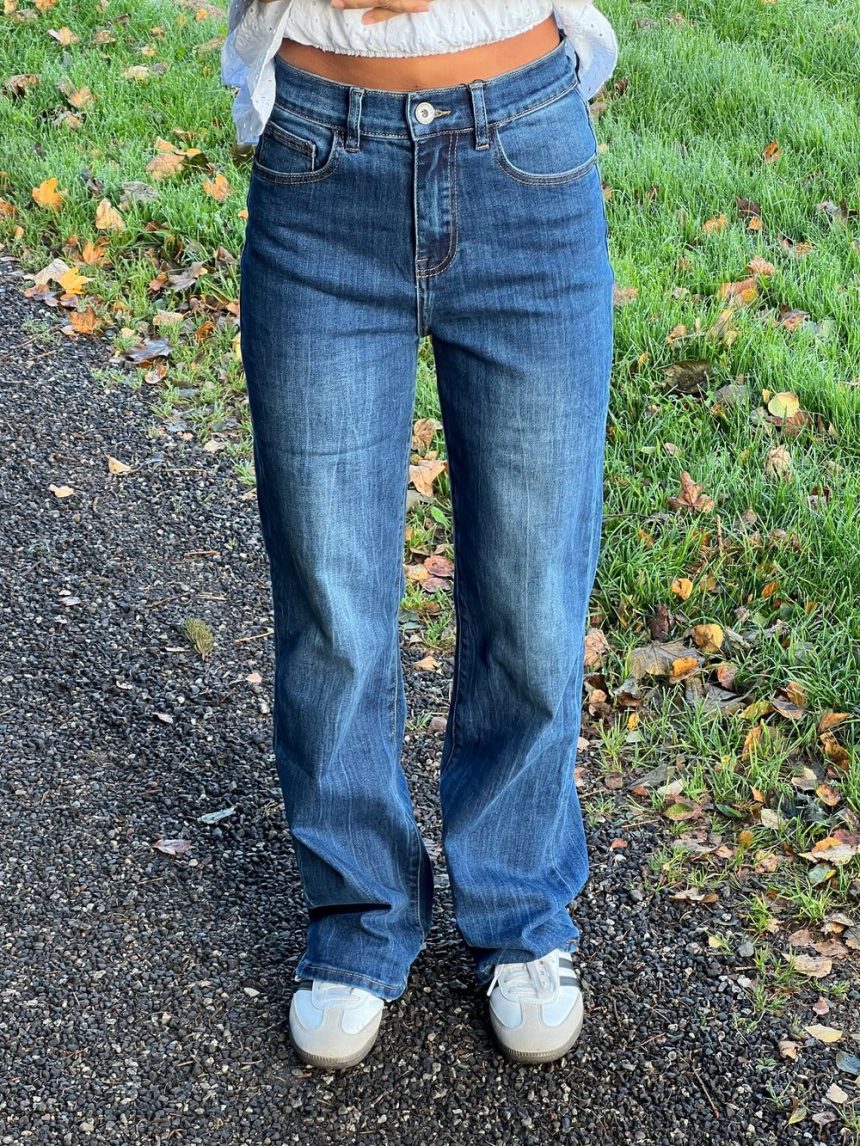 Edelina flare jeans - Blue