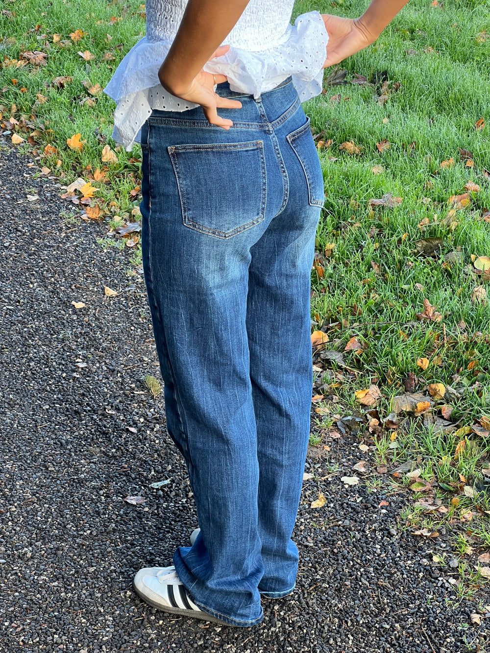 Edelina flare jeans - Blue