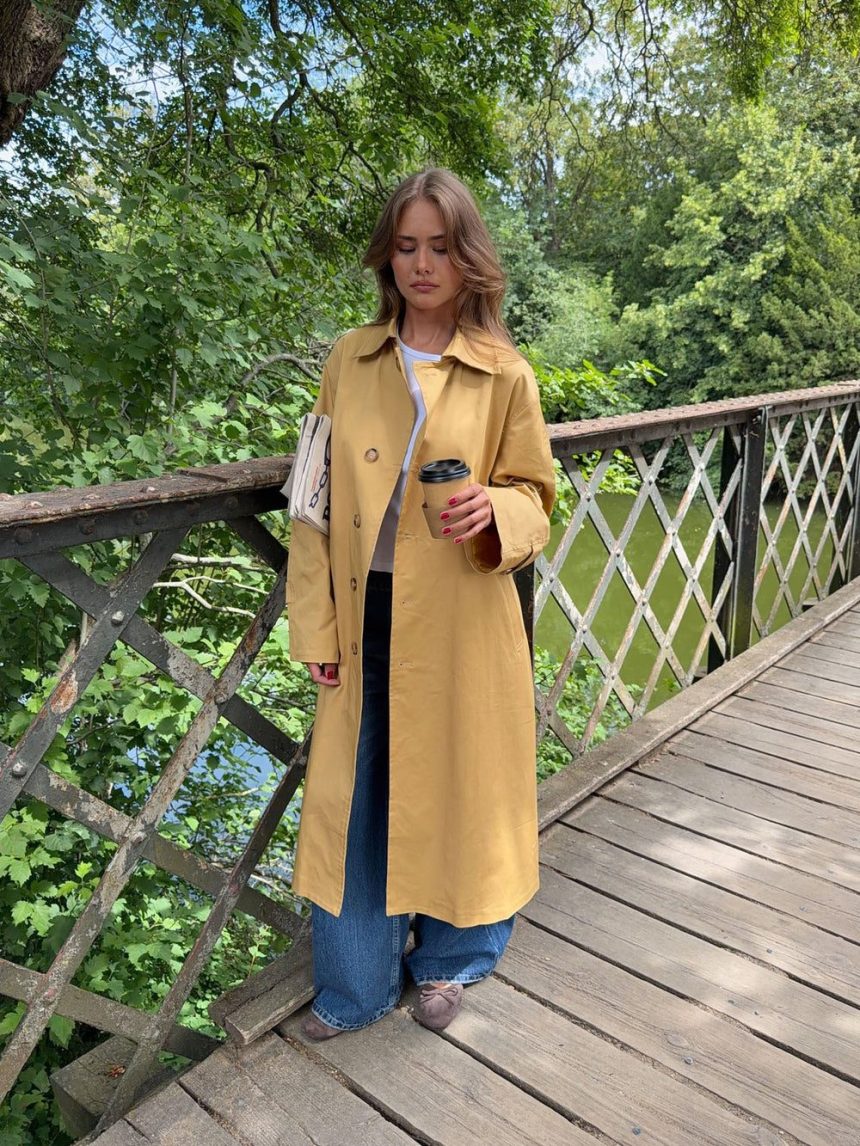 Jujava trenchcoat - Yellow