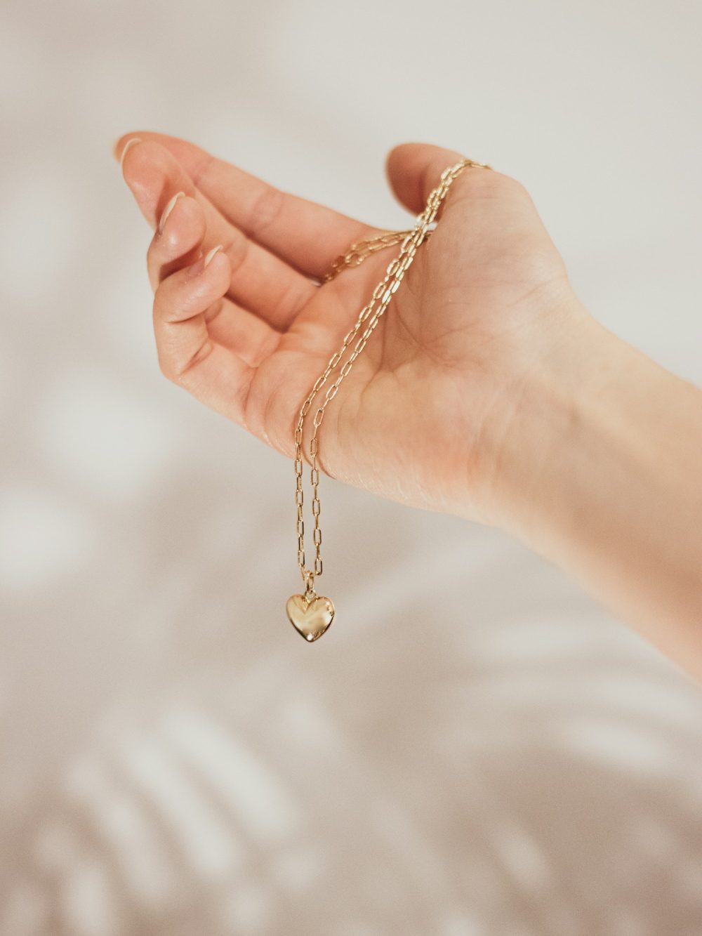 Kalp Charm Zincir Kolye