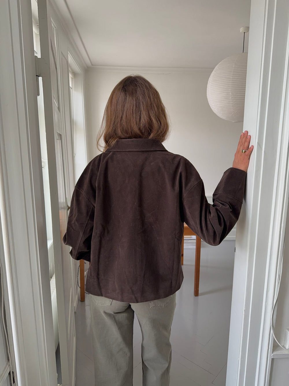 Dalila suede jacket - Brown