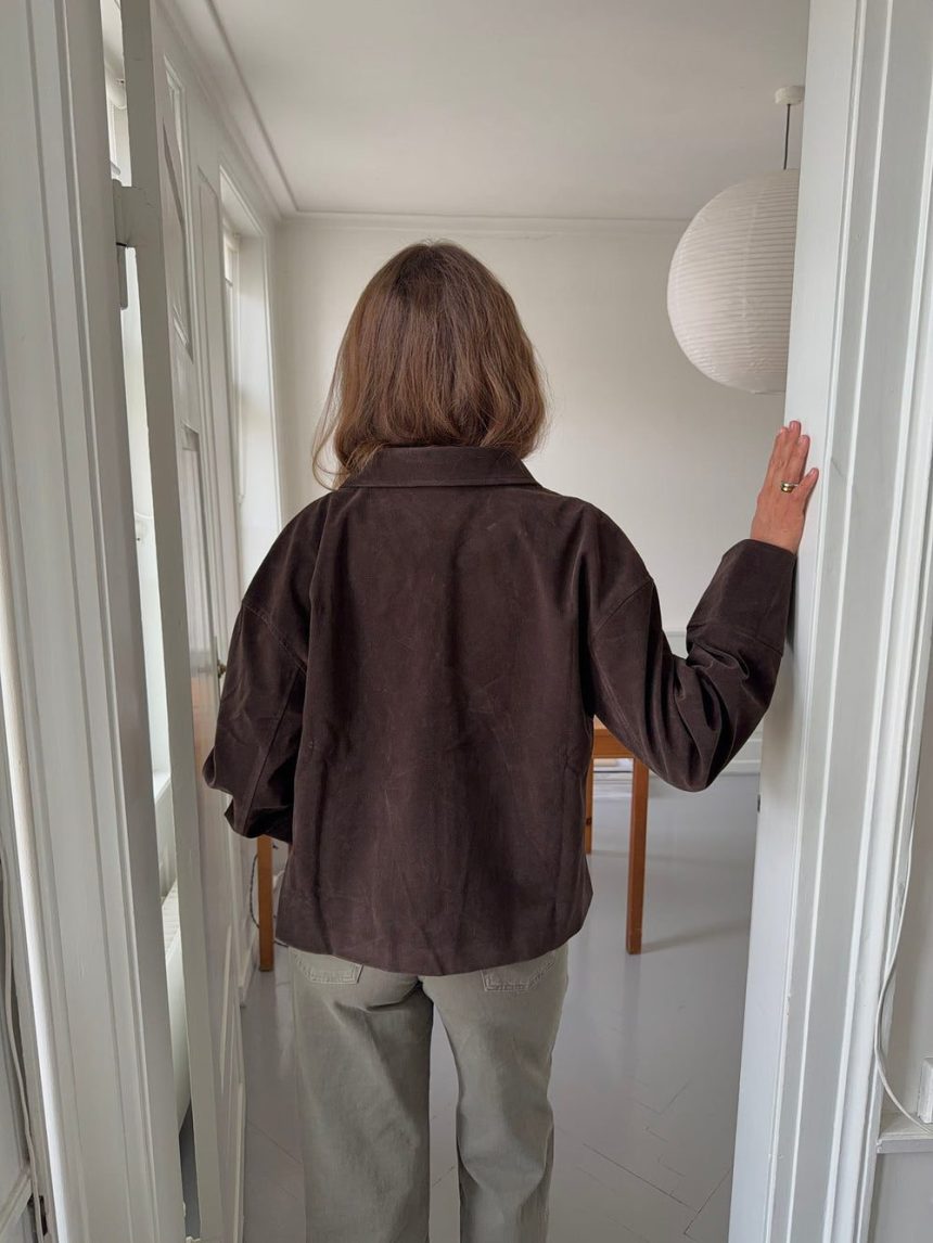 Dalila suede jacket - Brown