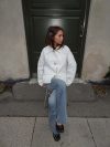 Dolly jacket with polka dots - White