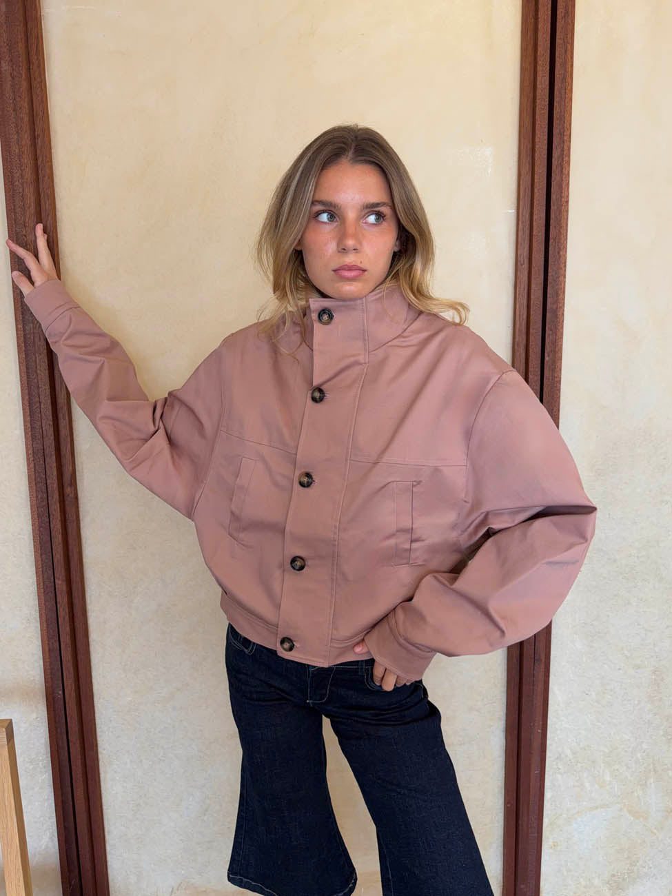 Atlas jacket - Dusty rose