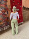 Sisivilia blouse with three quarter length sleeves - White