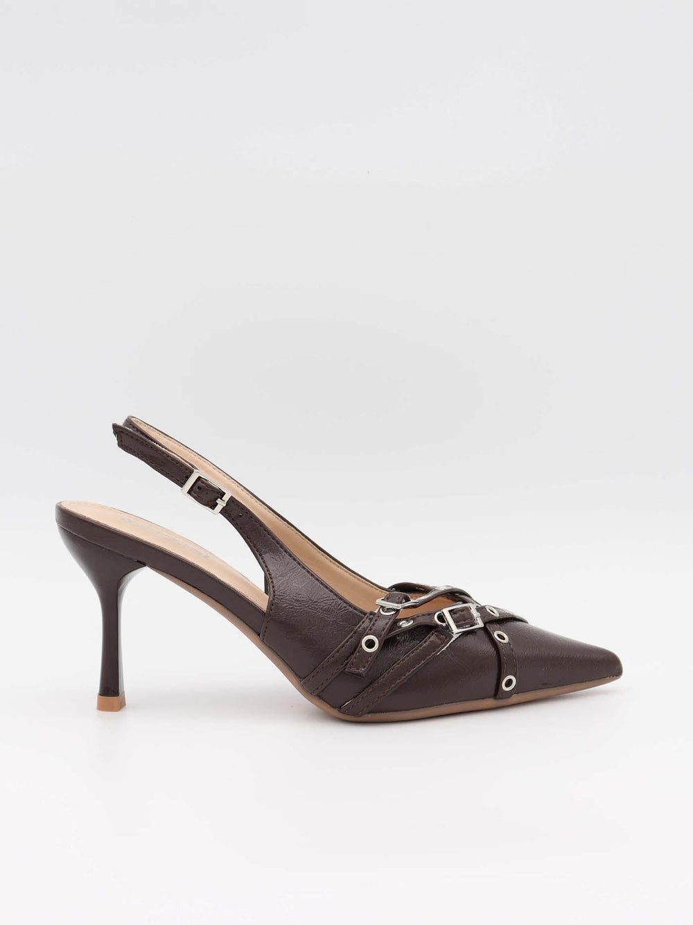 Kandy slingback heels - Brown