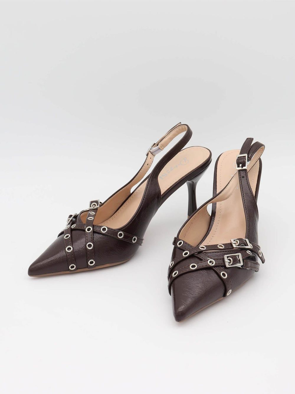 Kandy slingback heels - Brown