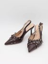 Kandy slingback heels - Brown