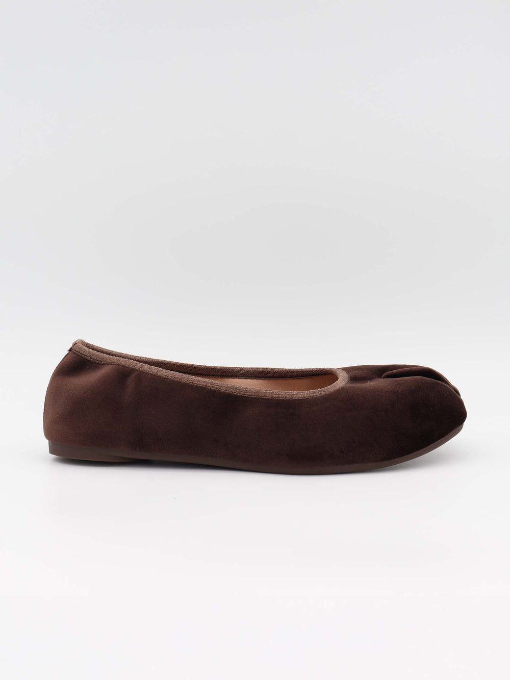Ronia split toe ballerina - Dark brown