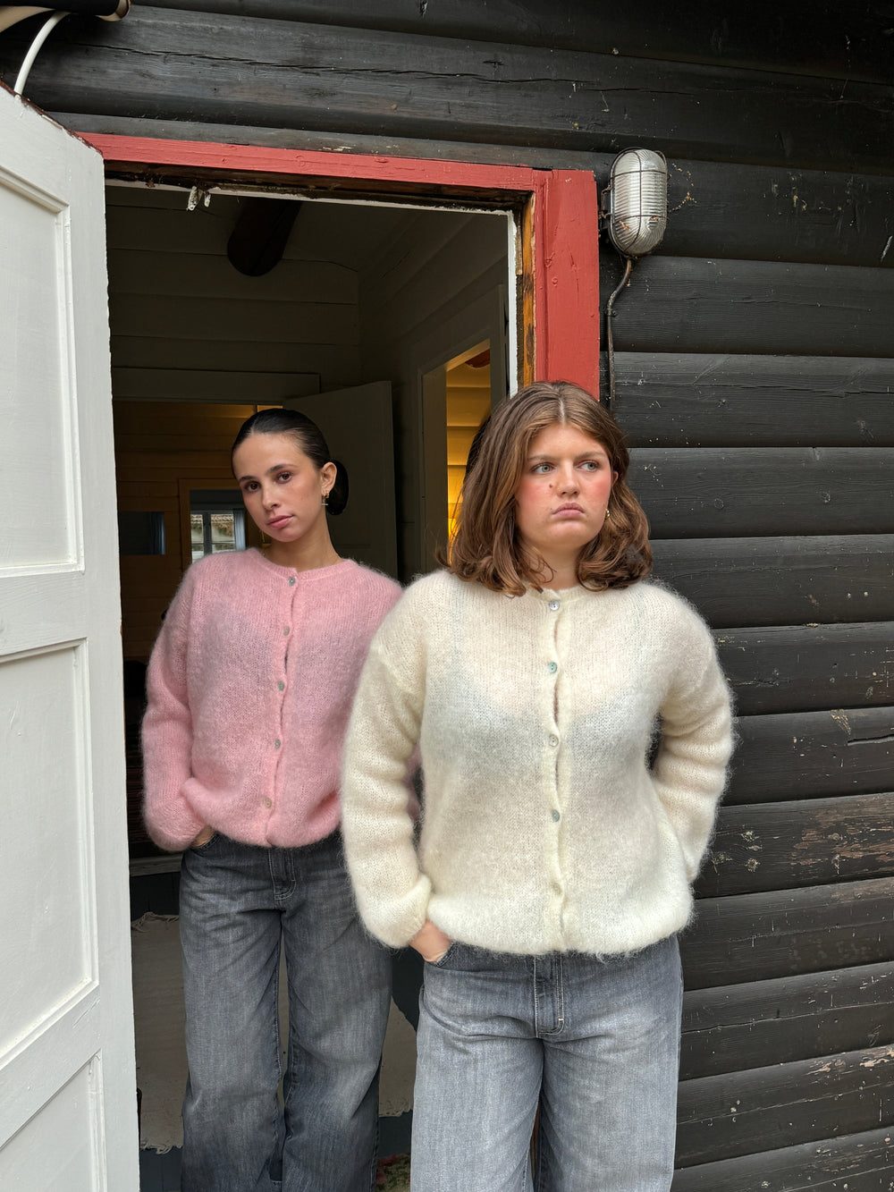 Jamilla mohair cardigan - pink