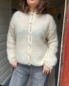 Jamilla mohair cardigan - off white