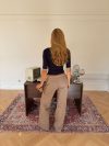 Sussa pants with details - Light brown