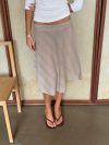 Mandy skirt with checkers - Beige