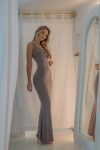 Flora maxi dress - Taupe