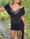 Maleo mini dress - Black