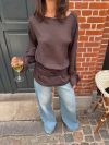 Dalya mesh blouse - Brown