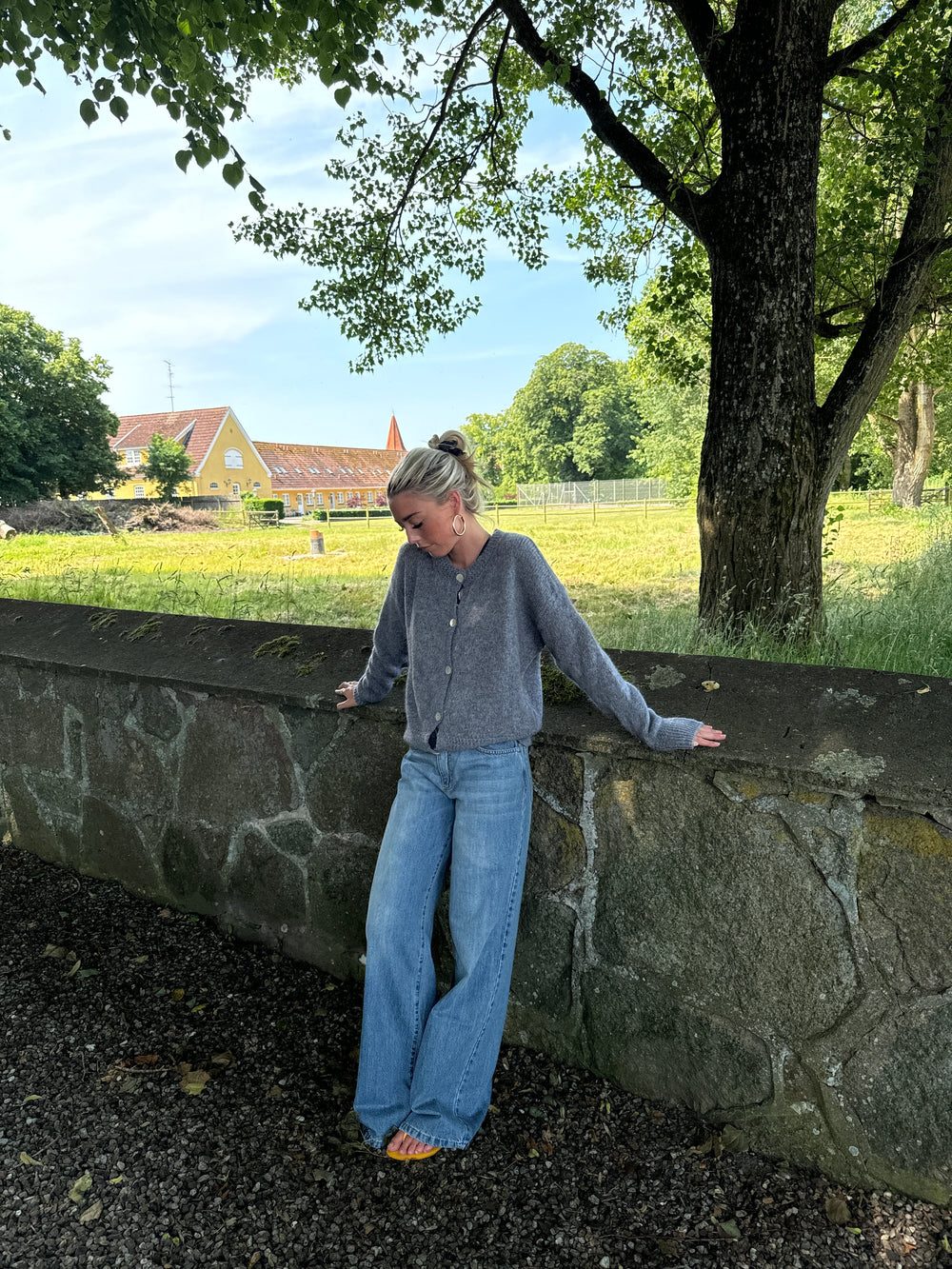 Desideria mohair cardigan - Grey