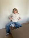Jamilla mohair cardigan - Beige