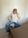 Jamilla mohair cardigan - Beige