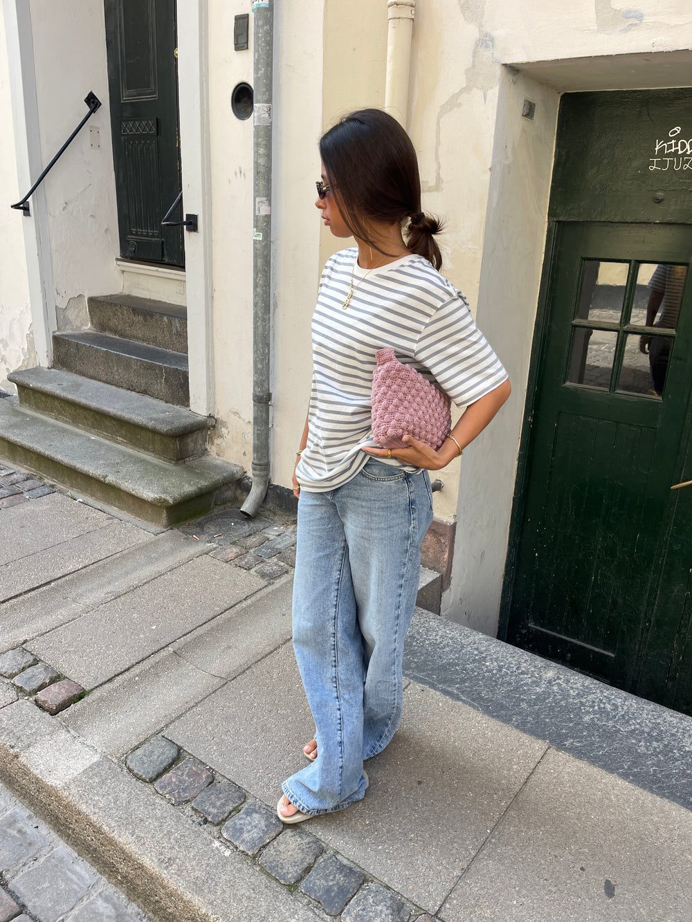 Crochet clutch - Pink