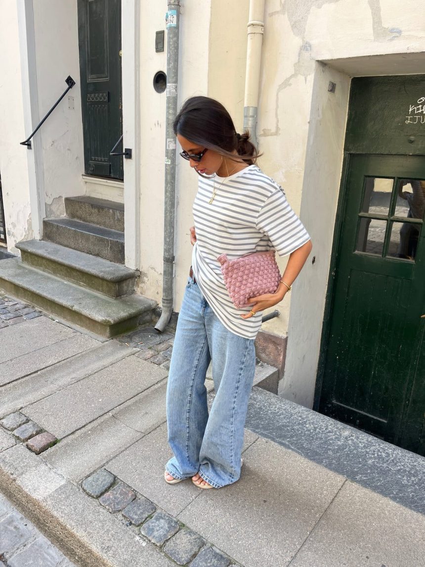 Crochet clutch - Pink