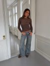 Tuva low waisted jeans - Light blue