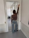 Tuva low waisted jeans - Light blue
